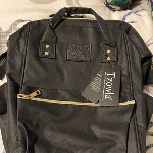 Brand new purse book bag with zipper